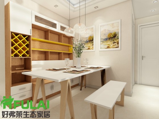保利羅蘭國際 兩房 現代風 (柚木搭白）